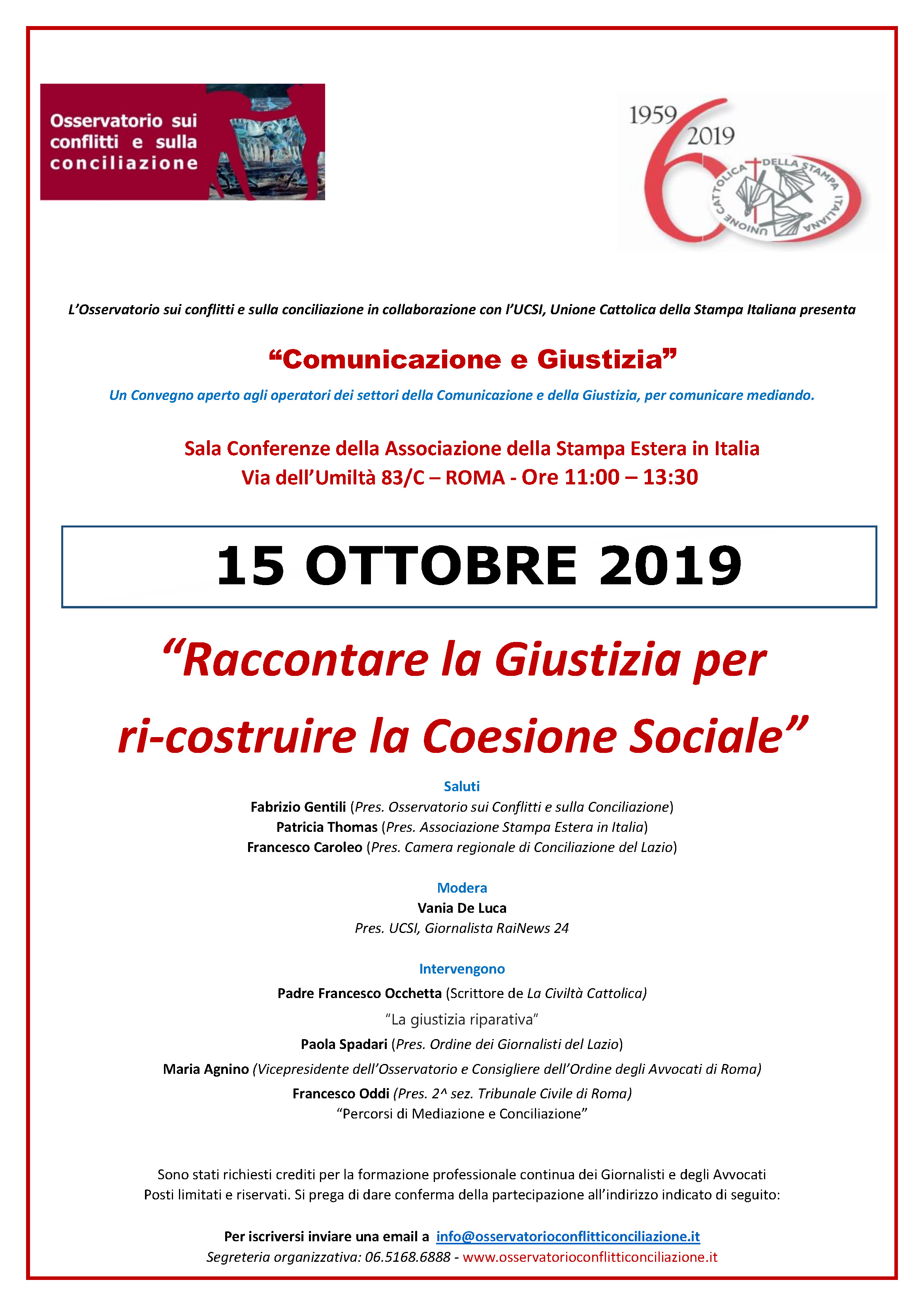 GIUSTIZIA E COMUNICAZIONE