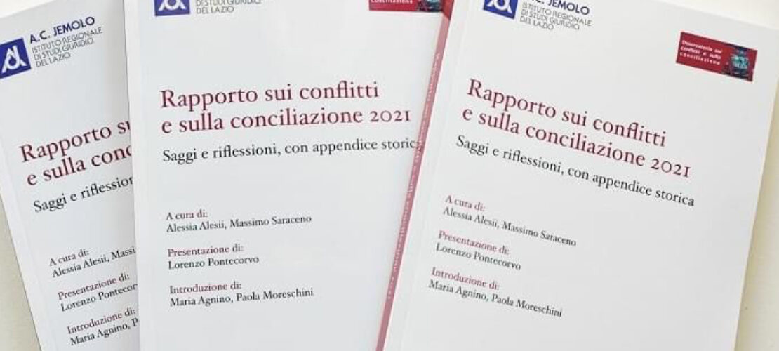 Il Rapporto 2021 che verrà presentato in Campidoglio