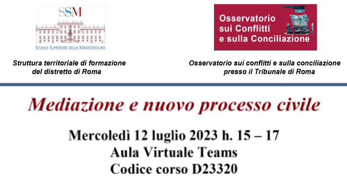 2a Officina della Conciliazione 2023