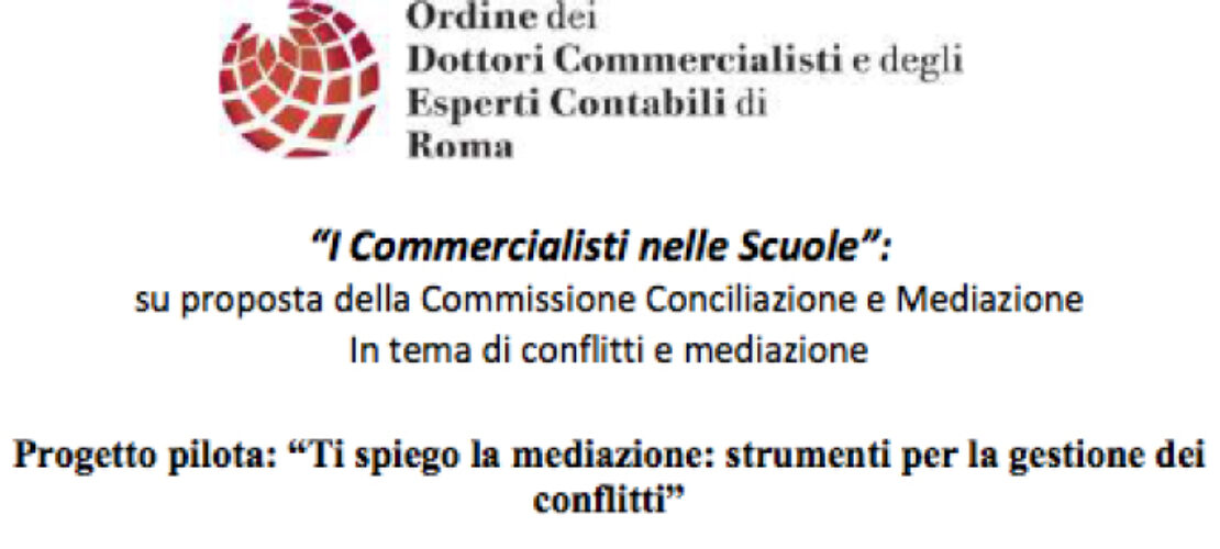 “I Commercialisti nelle Scuole” sul tema della mediazione, l’evento di giugno